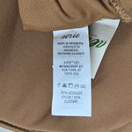 Aerie  Triangle Bikini Top Tan Ruffle Straps Lace Up Back Size L Photo 5