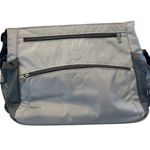 Skip Hop Via Messenger Gray and Black Diaper Baby Bag Photo 6