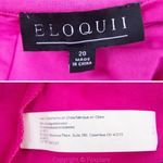 Eloquii NEW  Barbie Pink Cross Front‎ Flutter Sleeve Dress, size 20 Photo 11