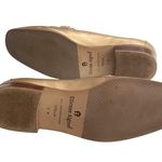Etienne Aigner 90s Gold Leather Loafers Sz 7M Photo 8