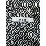 Ro & De Women "" Black White cropped long‎ sleeve blouse. Size S Photo 2