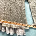 Flying Tomato NITT By  Boho Crochet Lace Cowl Neck Tunic Sweater Lined Tan Large Photo 9