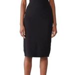 Rachel Roy Collection Black Topstitch Sheath Dress Size XL $139 Photo 0