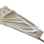 Athleta Farallon Weekender Pants White Cotton Blend Size Small Snap Ankle Jogger Photo 15