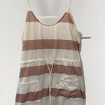 White and Beige Tank Top Dress By Belinda‎ Size S Photo 0