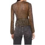 Parker NEW Womens Metallic Lurex Top Size Large Photo 1