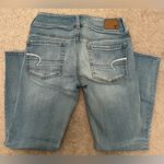 American Eagle 🆕 Artist Crop Super Stretch Jeans. Size 2 Regular, Jegging. NWOT Photo 2