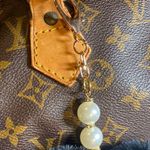 Bag / Purse Heart Pompom Charm #117A Black Photo 2