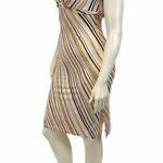 BCBGMAXAZRIA Sleeveless Stripe Midi Small Dress Photo 2