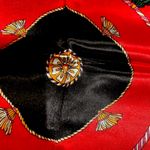 Vintage Royal EQUESTRIAN Horses and Carriages oversized square Silky Scarf 35/35 Multiple Photo 3