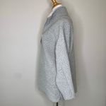 Gray Teddy Sweatshirt Pullover 1/4 zip Small Photo 2