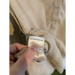 Jones New York 100% Linen 3/4 Sleeve Neutral Top Swim Cover Up Resortwear Size Medium Coastal Photo 5