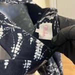 Parker Womens Mariel Psych Cutout Mini Long Sleeve Dress Size Large Navy Blue Photo 6