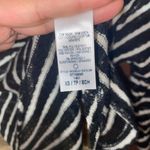 Splendid Black & White Loose Open Knit 3/4 Sleeve High Low Top Women's Size XS Photo 6