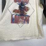 Saint Laurent  Shirt Medium Womens Multi Robot Graphic Raglan Crew Wool Blend Photo 5