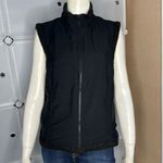prAna  Breath Black Full Zip Sherpa Lined Nylon Vest Size Medium Photo 1