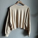 Wild Fable 🤍✨ Cream Apres Ski Cropped T-Shirt Photo 3