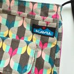 KAVU Pure Cotton Canvas Geometric Crossbody Bag Buckle Straps Hippie Casual Photo 7