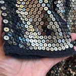 Colleen Lopez New Bracelet Sleeve Sequin Button Blazer Medium Festive Party Black Photo 7