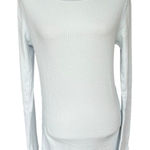 We The Free Free People "" Honey B Crew Neck Medium Light Blue Photo 0