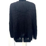 Anthropologie  Fringed Long-Sleeve Jacket by Vanessa Virginia Size Medium Photo 3