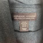 Adrienne Vittadini  Luxe Dark Green Cowl‎ Neck Long Sleeve Sweater Photo 3