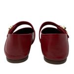 Valentino Garavani  VLogo Patent Leather Mary Jane Ballet Red Flats Size 39.5 Photo 7