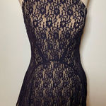 Bleuh Ciel Blue lace dress size small form fitting Photo 0