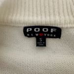 Poof New York Cream Pink SUNDAY Knit Sweater Pullover Womens Small Casual Lightweight Photo 4