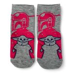 Star Wars Mandalorian and Baby Yoda No Show Socks  Grogu The Child Photo 1