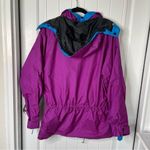 Vintage Solstice hooded microshed nylon purple ski windbreaker‎ jacket large Photo 4