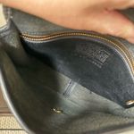 Coach Vintage 90s Crescent Saddle Bag Black Leather Brass 9988 Photo 10