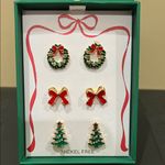 True To Form | Festive Holiday Earrings Set Green Photo 0
