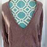 Free People  Cashmere V Neck Sweater Mauve size Small So Soft! Photo 1
