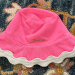 Sundress Bright Pink Scalloped Edge Bucket Hat S Photo 0