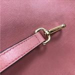 Michael Kors Cindy Dome Satchel Saffiano Leather Bag Pink Classic Elegant Classy Photo 6