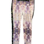 Lublu Kira Plastinina Designer Butterfly Print Pants Purple with Green Trim Photo 0