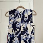 Vince Camuto Brand New Floral Printed Fit-&-Flare Dress for Woman SIze 10 White Photo 5