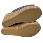 Not Rated NEW Womens Francie Blue Woven Wedge Sandals Shoes Open Toe Clogs 7.5 M Photo 9