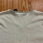Sonoma  Y2K Cropped Green Yellow Striped Tee Shirt Womens XLarge Photo 6