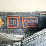 Rock Revival  Elizabeth Wide Leg Jeans Size 26 Fleur de Lis Flap Pockets Low Rise Photo 7
