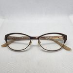 Kate Spade  Camelot Tan & Gold Prescription Glasses Frames Photo 1