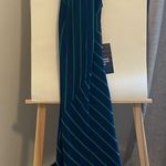 NWT Rowing Blazers × Target Diagonal Stripe Slip Midi Dress Size XS Blue Photo 3