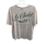 Universal Threads Universal Thread “Le Chalet Country Club” Graphic Tee Cream Alpine Shirt Size M Photo 2