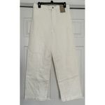 Madewell  Womens Wide Leg Cropped Emmett Stretch Denim in Vintage Canvas Photo 11