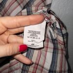 H&M L.O.G.G. Tan Red Plaid Cotton Dress Size 12 Photo 4