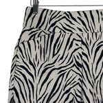 INC Shorts Womens 4 Tan Black Zebra Print High Rise Safari Lightweight Boho Photo 2
