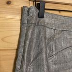 Eileen Fisher  Size Small Linen Blend Metallic Skirt Photo 4