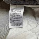 Old Navy O.G. Straight Jean Shorts Women 28 Gray High Rise Rolled Hem Distressed Photo 7