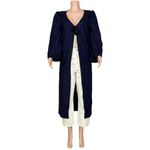 Hill House  Lou Lou Wool-Blend Metallic Tweed Jacket, Midnight, XS Photo 5